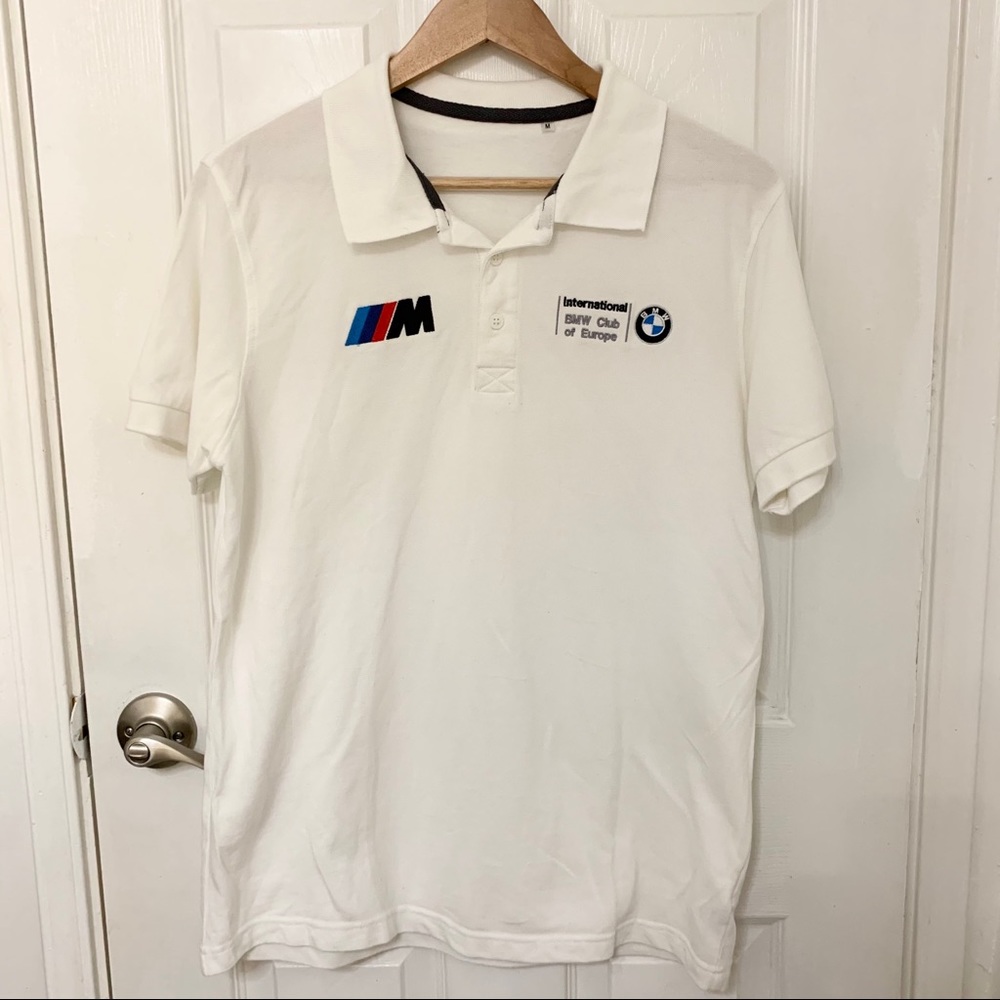 BMW M White Polo Short Sleeve